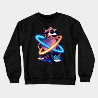 Space Black Hole Crewneck Sweatshirt